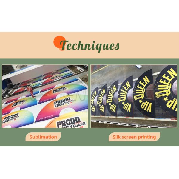 23cm Wooden Bamboo Hand Folding Fan for Wedding Fan Rave Party Folk Art Festival Hand Held Fans