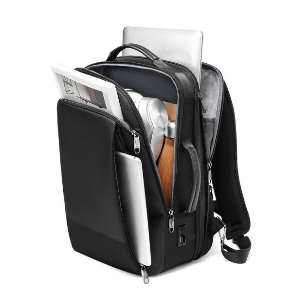 Sacs à dos de haute qualité, en gros, élargis, pour hommes, sur mesure, pour les voyages d'affaires, imperméables, pour ordinateurs portables.