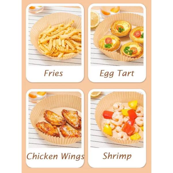 Square Non-Stick Waterproof Baking Cooking Parchment Air Fryer Disposable Paper Liner