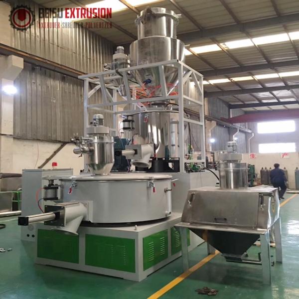 High Speed Plastic Resin Powder Mixers For PVC SPC WPC LVT Flooring Board Sheet