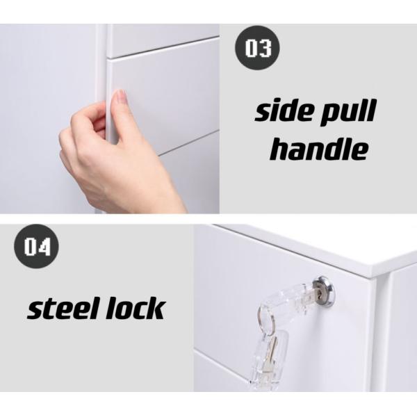 Office Furniture Simple Metal Cabinet with Removable Drawer and Movable Structure