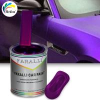 1K2K Pintura en aerosol para coche autonivelante púrpura brillante, reparación y coincidencia con el color original de fábrica