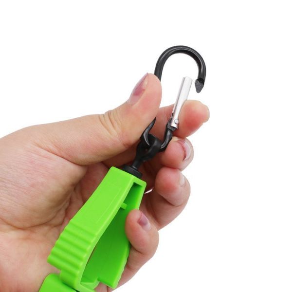 Custom High Strength POM Plastic Glove Clip with Anti-lost Hook for Multi-functional Industrial Use