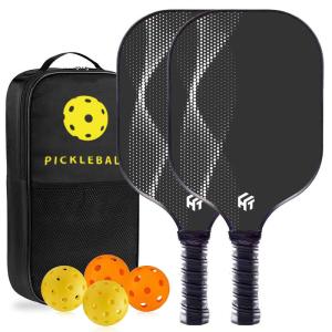 Custom 2 Paddle 4 Balls 1 Bag 1 Box Fiberglass Pickleball Paddle Cover USAPA