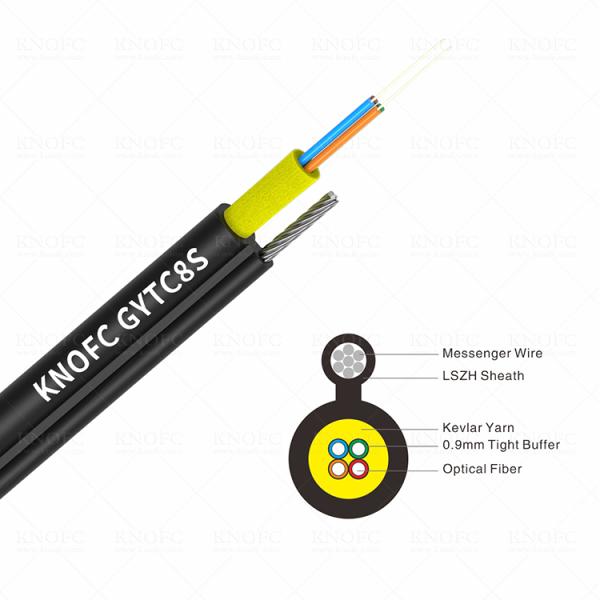 4 Core G657A 900um Tight Buffer Figure 8 Aerial Drop Cable