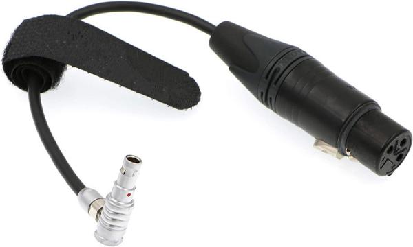 Z CAM E2 Camera Audio Cable Right Angle 00B 5 Pin To XLR 3 Pin Female