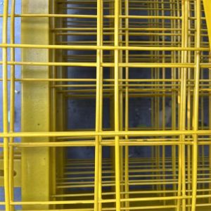 Iron Wire PVC Welded Wire Mesh Panel with Square Hole and Powder Coated Surface