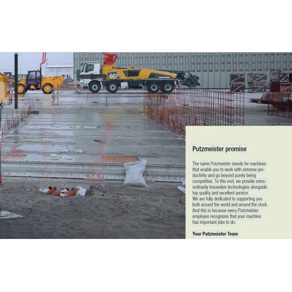 Бетононасос со стрелой Putzmeister M46-5 4141 б/у на продажу