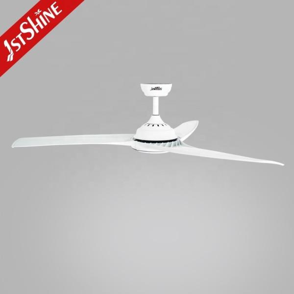 Home Office Ventilador de teto de 52 polegadas com iluminação decorativa LED e interruptor de controle remoto