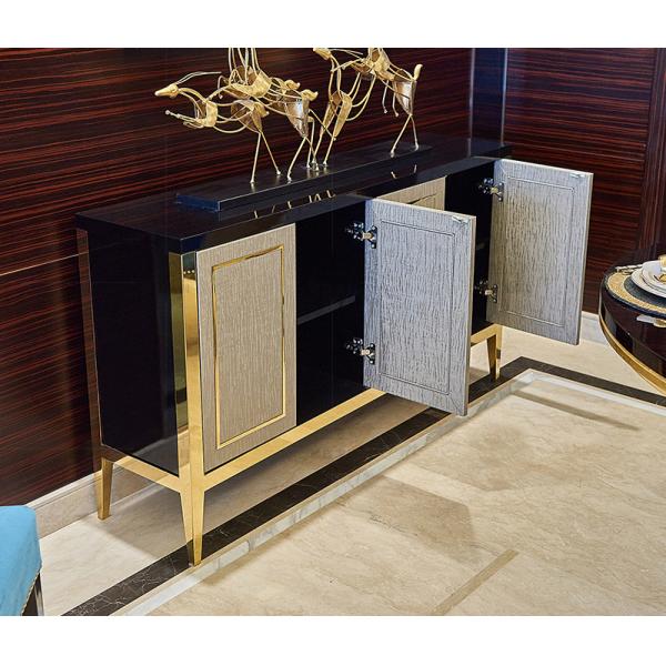 5 Star Hotel Style Bedroom Furniture , High Endmetal Frame Dresser Customized