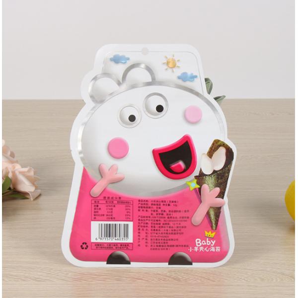 Moisture Proof Snack Packaging Bags Special Shaped Heterotype Heat Sealable Food Bags