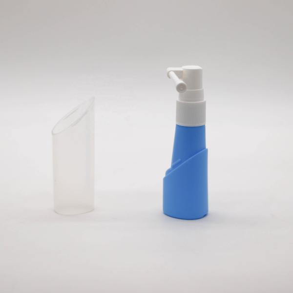 Bouteille à pulvérisation orale en plastique nasal long en HDPE de 30 ml Bouteille rechargeable en plastique durable