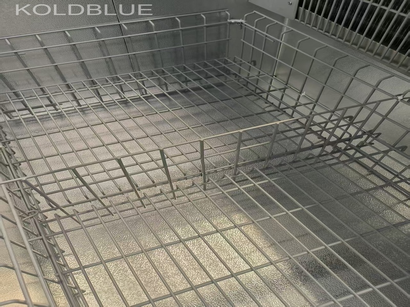 GRAND Series Static Cooling Combinable Sliding Glass Island Display Freezer for Frozen Food