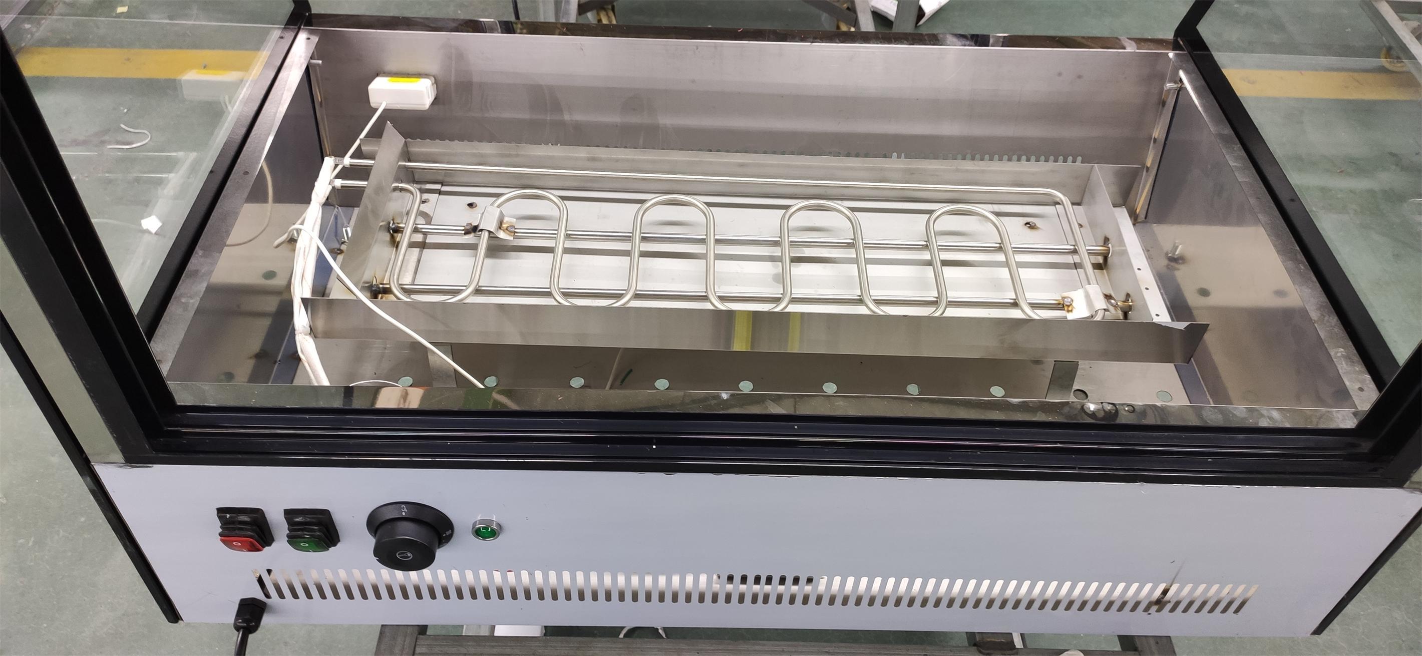 LISA90C Counter Top Curved Glass Cake Display Cooler for Cake Showcase