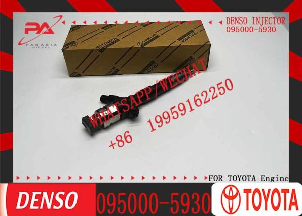 095000-5930 Motor diesel inyección 09500059319X 23670-30240 inyector de combustible eléctrico 095000-5931 para Toyota