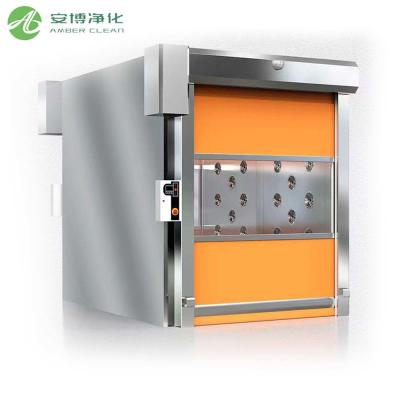 Customized Automatic Rolling Door Air Shower Room Cargo Air Shower Room