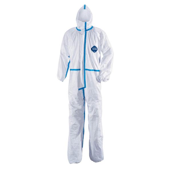 Microporous Safety Disposable Protective Coveralls / Isolation Suit CE FDA Approved
