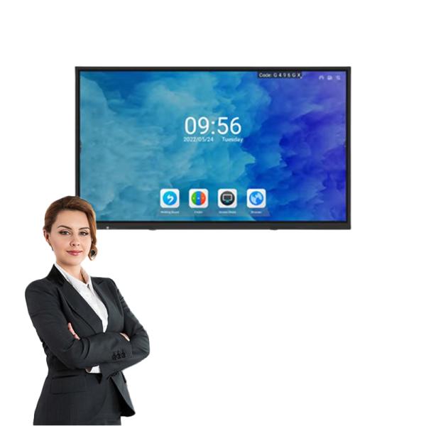 Interactive Conference Screen with LED Panel 4K Resolution and 40-Touch Points