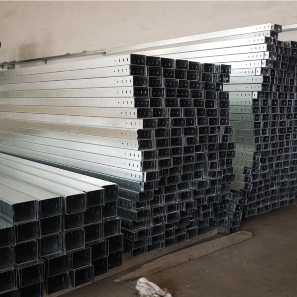 High Grade A Galv Cable Tray Corrosion Resistant Rectangle Shape