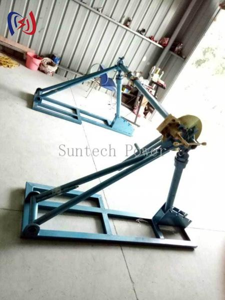 DetachableTypeCableReelStandHeavyDutyConstructionForIndustrialPowerProjects