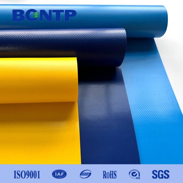 1.55m Width PVC Coated Tarpaulin For Boat Fabric Flame Retardant