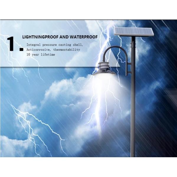 На открытом воздухе солнечное патио ИП65 приведенное освещает поставку ДК стеклянной крышки ламп алюминиевую солнечную