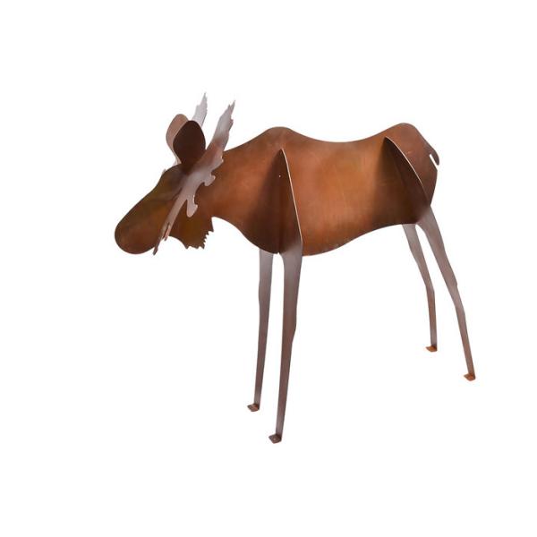 Sculptures rouillées en yard en métal de chameau de finition de décoration d'acier de Corten de longue vie