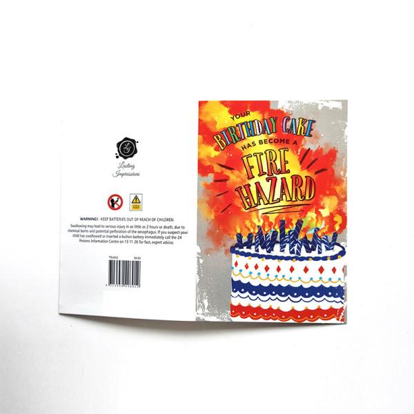 Sounds Greeting Musical Happy Birthday Card Custom Wedding Decoration CMYK Printing