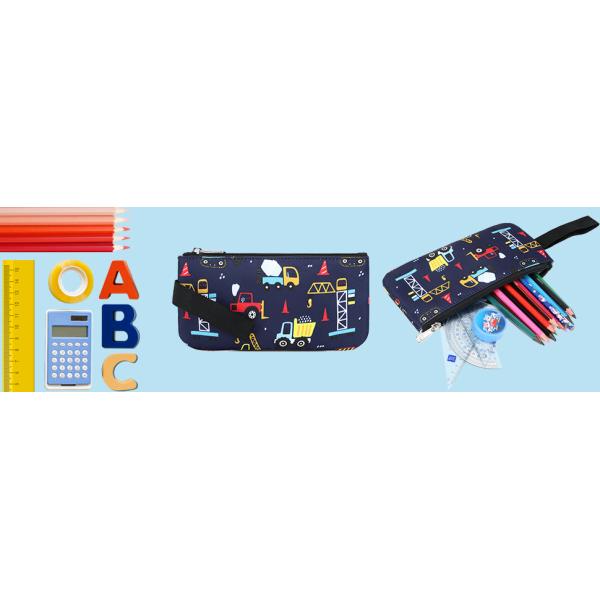 Boy School Backpack Preschool Children Backpack With Lunch Box Pencil Case Three Piece Set