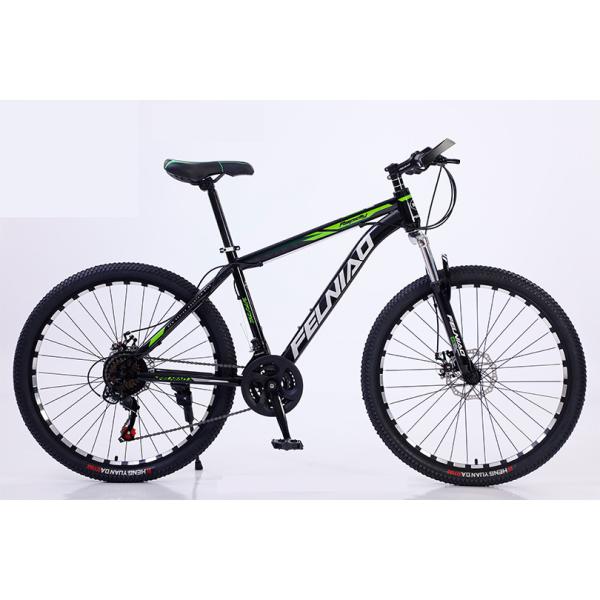 Bicicleta de montanha de nível de entrada com estrutura de suspensão completa e borda de alumínio