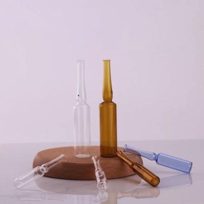Pharmaceutical 1ml 2ml 5ml 10ml ISO Form A B C D Empty medical Glass Ampoule ISO Standard for Injection Medicine