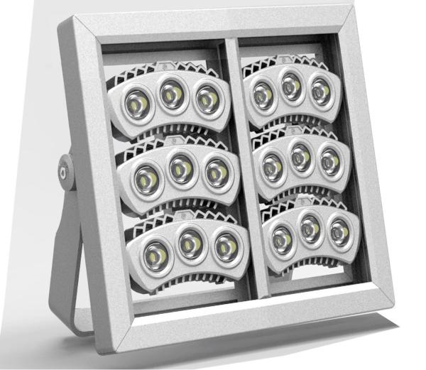 LED Flood Light 180W with CE,RoHS Certified and Best Cooling Efficiency Floodlight Made in China