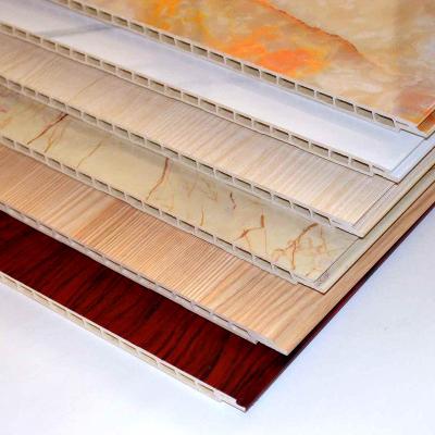 Fireproof PVC Wood Effect Wall Panels 2000mm-5000mm Plastic Wood Effect Cladding