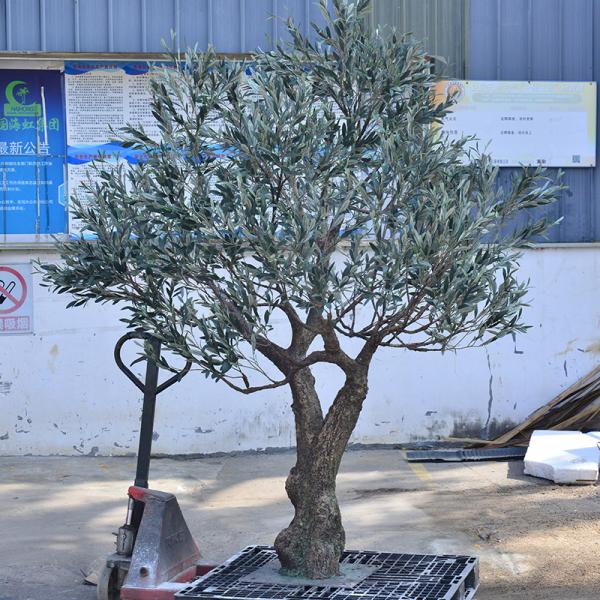 Customized Realistic UV Resistant Large Indoor Olive Tree​ For Commercial Projects Residential Use