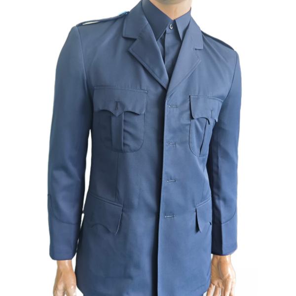 Navy Blue 45 Wool 55 Polyester Military Uniform Winter Long Sleeve Ceremonial Dress Military Officer Suit