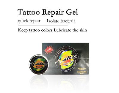 Da pomada permanente cura do reparo da tatuagem do creme da recuperação dos cuidados com a pele do gel do reparo da tatuagem do corpo da caixa do ferro materiais auxiliares