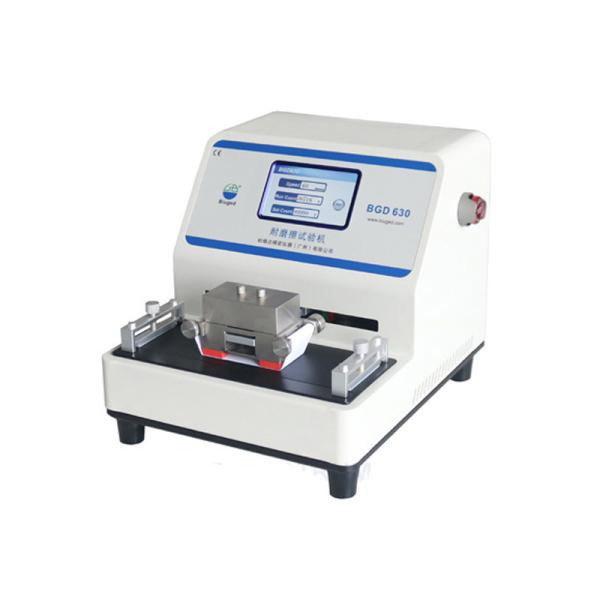 BGD 630 50W Testeur de résistance au frottement Décoloration d'encre Machine d'essai Testeur d'abrasion d'encre