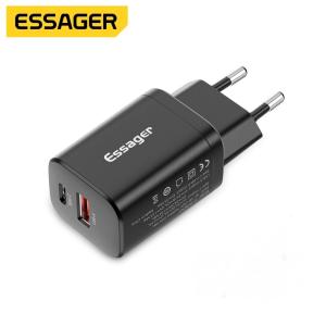 Essager 2022 Journey Hot sells PD 3.0 QC3.0 Mini Power Supply Adapter 30W USB