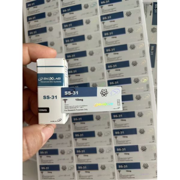 SS-31 10mg Peptide Vial Labels And Boxes Which Hold One Vial