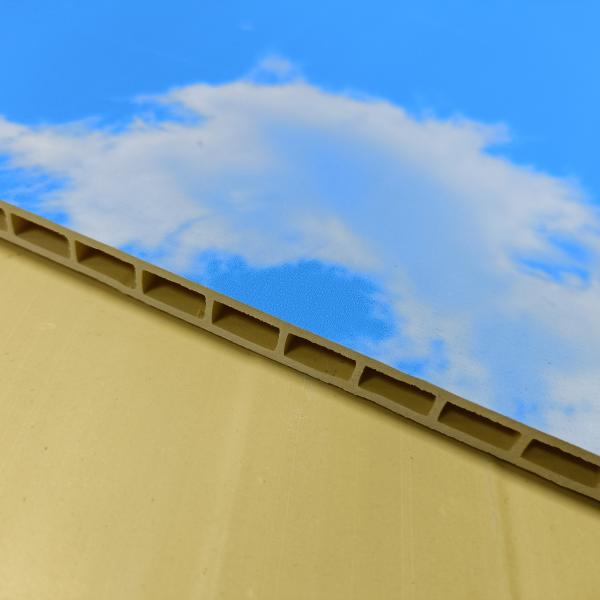 Waterproof PVC Wooden Cladding Bamboo Wood Effect Cladding Sheets