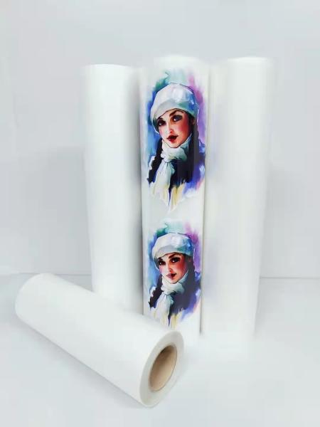 Translucent A3 A4 600mm DTF PET Film Water Resistance Instant Dry