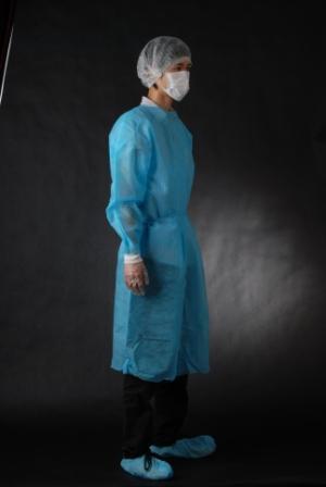 Water Resistant Disposable Surgical Gown Ultrasonic Seam Support Customzied Color