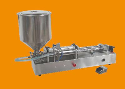 Paste Pneumatic Liquid Filling Machine , Semi Auto Piston Filling Machine