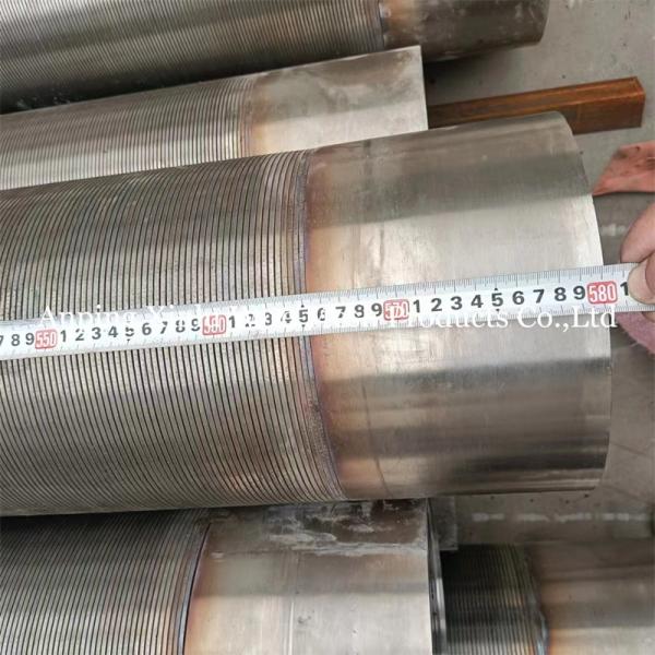 Durable Wire Wrapped Screen Pipe with BSP End Connection and Slot Size 0.05mm-10.0mm