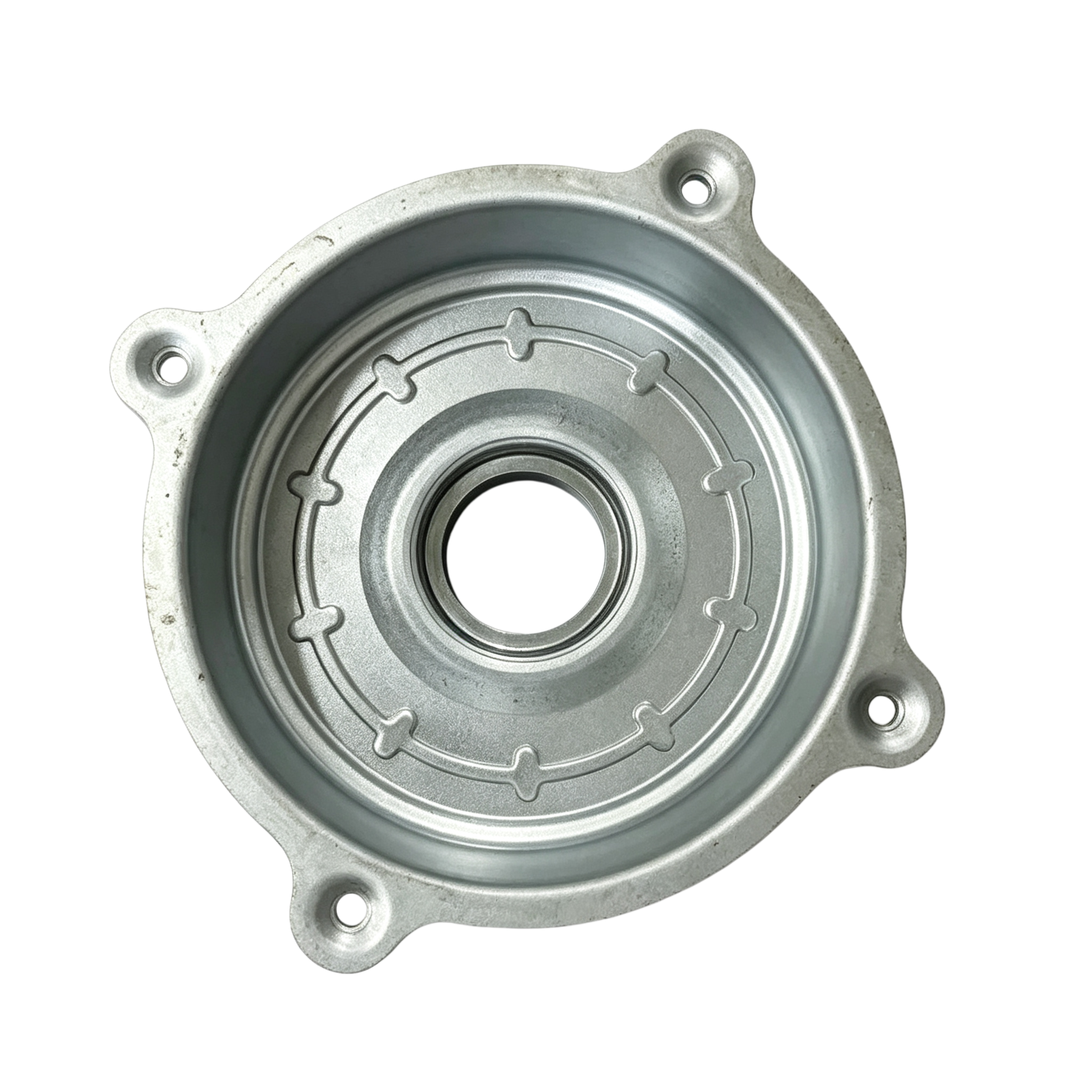 Customizable Inner Diameter Deep-Drawn End Cover with Progressive Die Tooling and CNC Processing for Motors