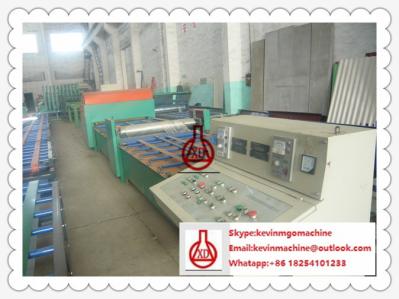 Máquina de factura de cartão ondulado automática completa para a placa da parede do óxido de magnésio
