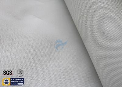 White Silicone Fiberglass Fire Blanket 3732 0.43MM 260℃ Flame Resistant Material