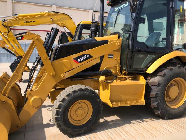 Micro CAT 420F2 Used Caterpillar Backhoe Loader 85kW 114HP