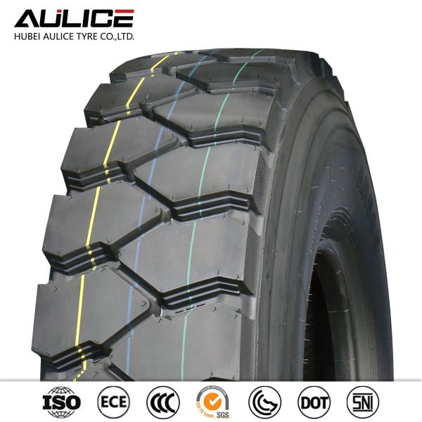 21.00mm Tread Mixed Pavement Mining Truck Tire AR535 10.00R20