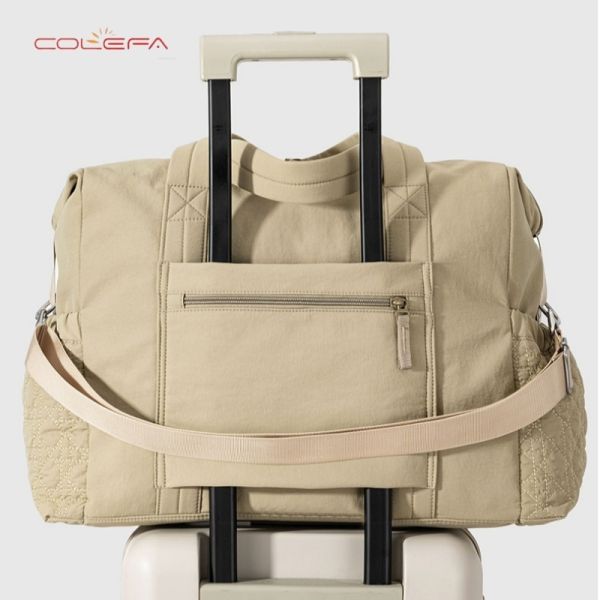 New Custom Nylon Fashion Large Capacity Travel Bag with Wet/Dry Separation Crossbody Yoga Fitness Bag & Handheld Diaper Bag